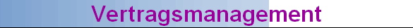 Vertragsmanagement